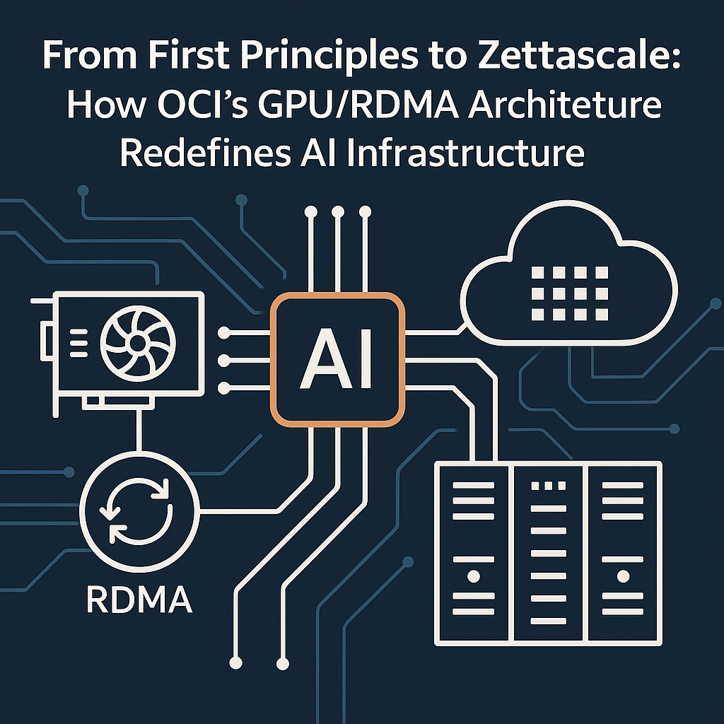 From First Principles to Zettascale: How OCI’s GPU/RDMA Architecture Redefines AI Infrastructure